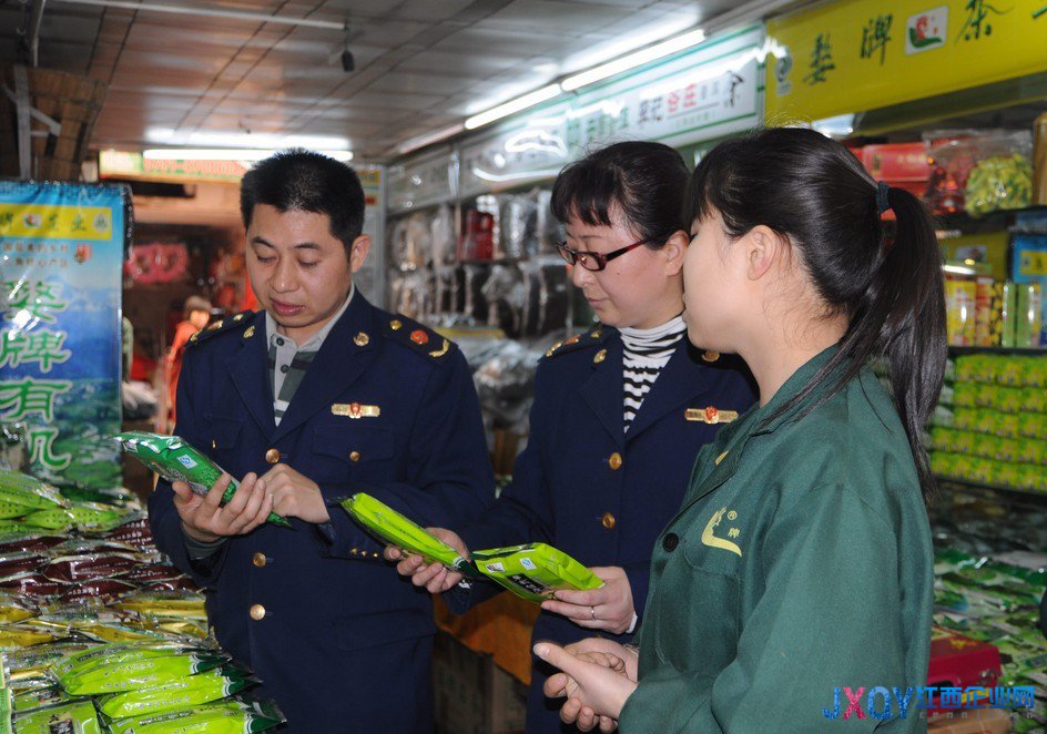 南昌工商檢查新茶市場(chǎng)