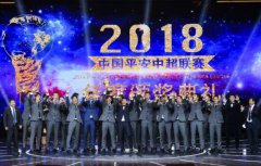 2018中超圓滿落幕 中國平安為冠軍球隊頒發火神杯