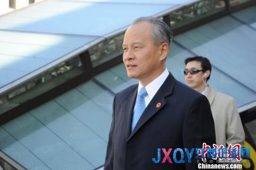 中國(guó)新任駐美大使崔天凱抵華盛頓履新（圖）