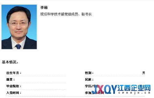 李萌任科技部黨組成員、秘書長（圖/簡歷）