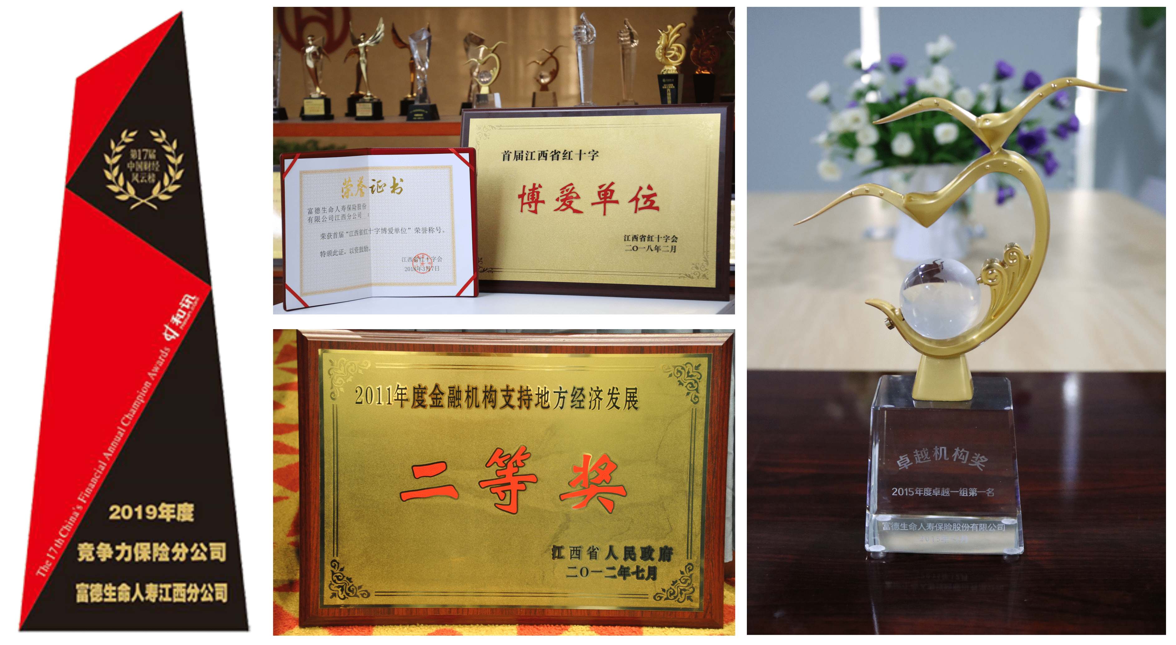 熱烈慶祝富德生命人壽江西分公司成立十五周年！